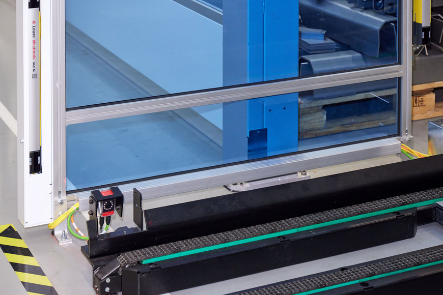 Capteurs Leuze : la clé de l'automatisation efficace des flux de matériaux chez Trumpf